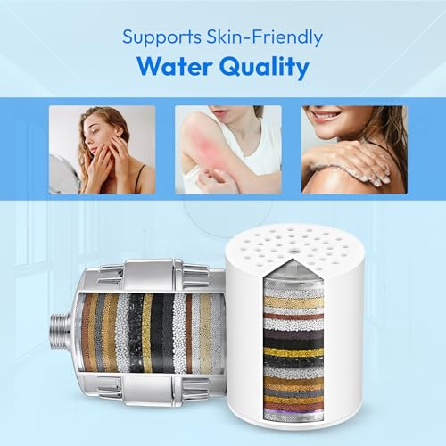 15 Stage Shower Filter Replacement Cartridge for Hard Water Softener
