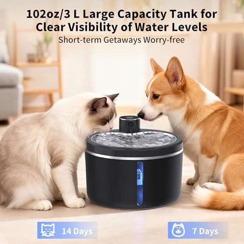 Cat Water Fountain Cordless