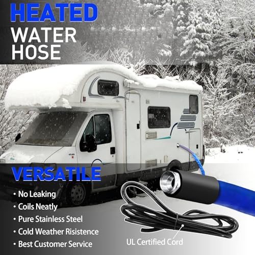 50FT Heated Water Hose for RV