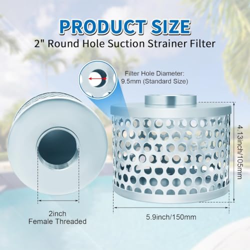 2 Inch Water Pump Suction Strainer
