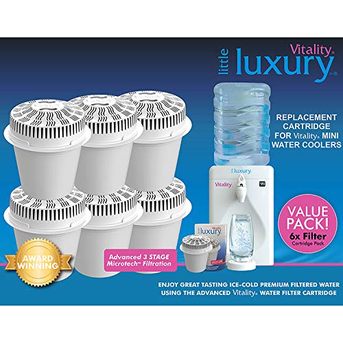 Vitality Replacement Filters for Water Coolers and Non Cooling Dispensers (6 Count)