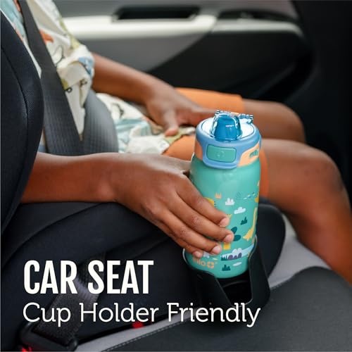 Kids Pop & Fill 12oz Toddler Water Bottle with Quick Fill Lid