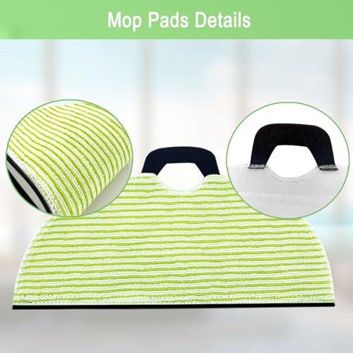 8 Pack RV2610WA Vacuum Mop Replacement Pads for Shark RV2610WA AV2610WA RV2620WD AV2620WD RV2610WD RV2610WD RV2610WFUS RV2410WD AI Ultra 2