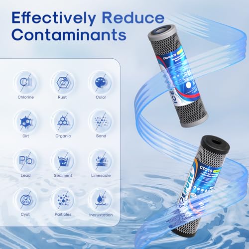 2 Stage 2.5"x10" Water Filter (4 Count)