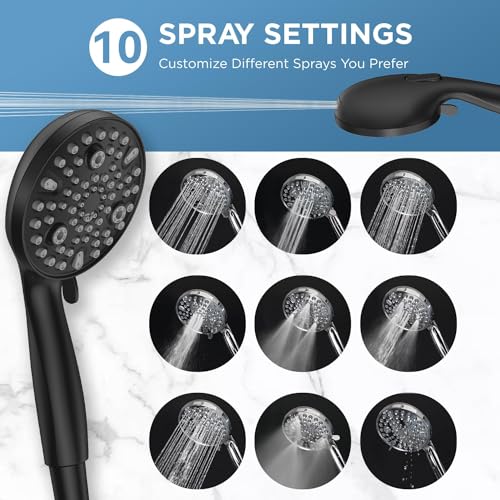 Dual Handheld Shower Head Combo