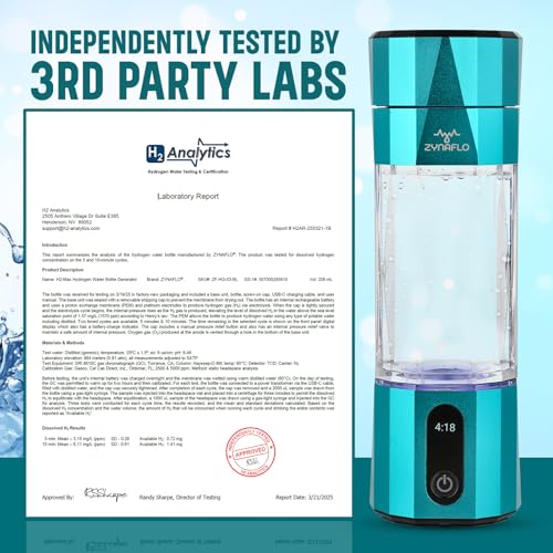 H2 Max Hydrogen Water Bottle Generator with SPE