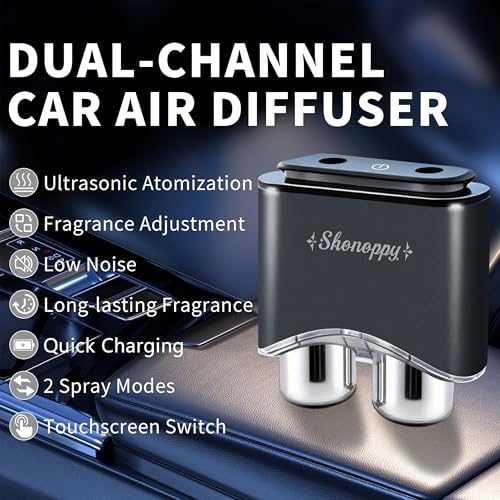 Smart Car Air Fresheners Diffuser with 8pcs Essential Oils