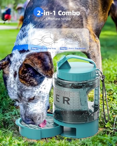 Portable Dog Water Bowl Dispenser (77 Fl Oz)