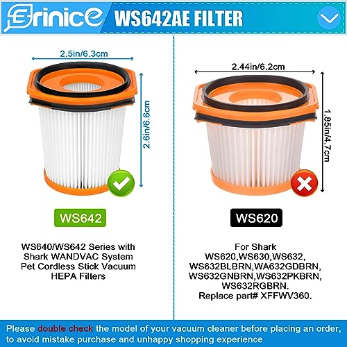 WS642AE Filter for Shark Wandvac Self