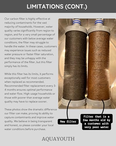 2.0 Carbon Shower Head Filter System