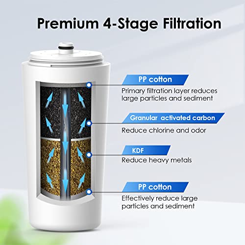 4125 Shower Filter Replacement for Aquasana® AQ