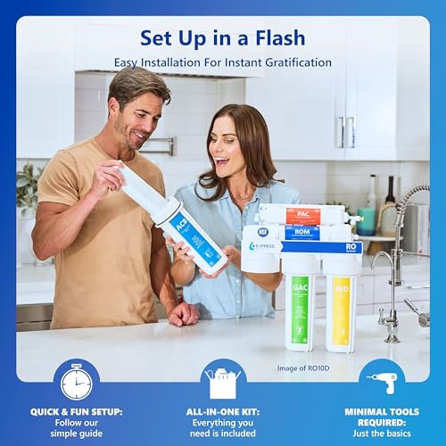 RO5DX, 5-Stage Under Sink Reverse Osmosis System, 50 GPD