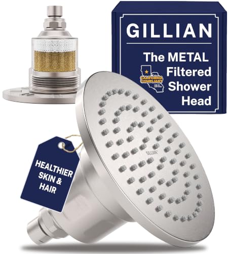 Gillian Filtered Shower Head for Hard Water