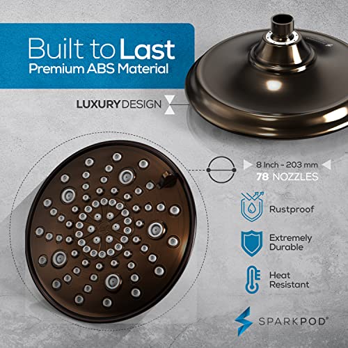 23 Stage Filtered Shower Head with 3 Spray Settings