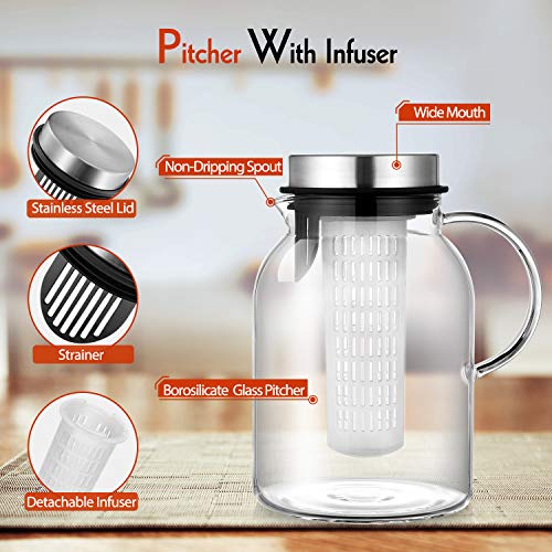 Glass Water Pitcher