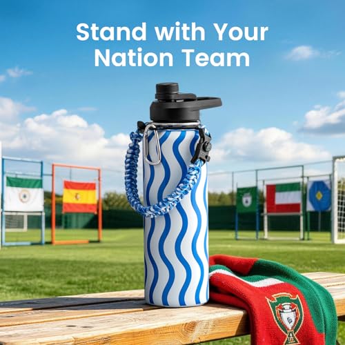 40 oz Insulated Water Bottle with Straw