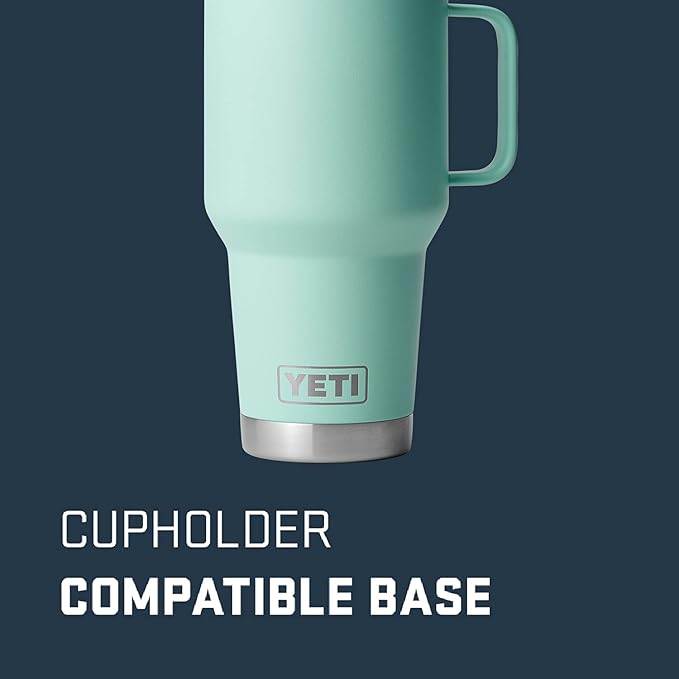 YETI Rambler 30 oz Travel Mug, Stainless Steel, Vacuum Insulated with Stronghold Lid