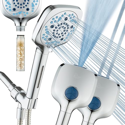 High Pressure 10 Spray Mode Filtered Showerhead