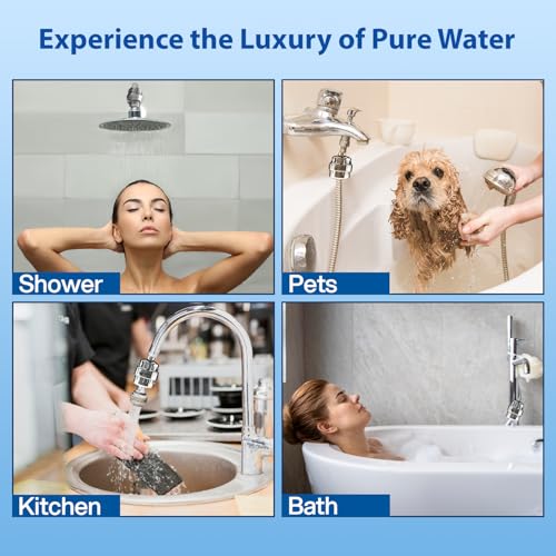 AQUSOFT 25 Stage Advanced Water Filter for Shower Head