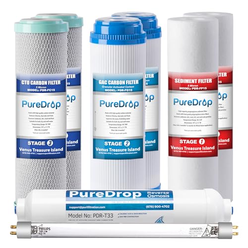 PDR F8U 50 GPD Reverse Osmosis Water Filter 1