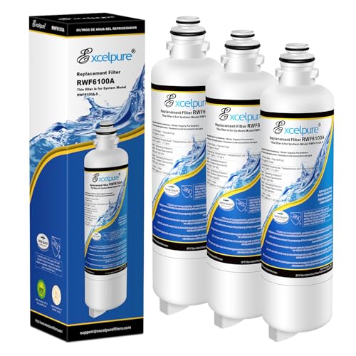 RWF6100A Refrigerator Water Filter Replacement for Bosch Ultra Clarity Pro (3 Count)