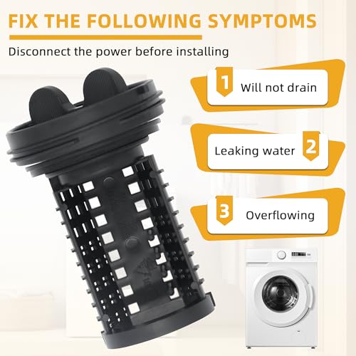 383EER2001A Washer Drain Pump Filter Fit for L
