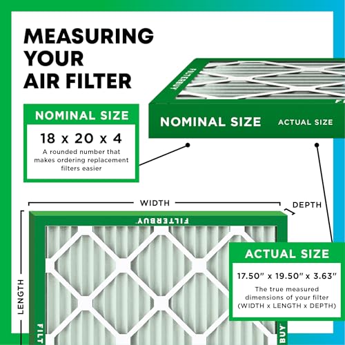 18x20x4 Air Filter MERV 11 Pet & Allergy Defense