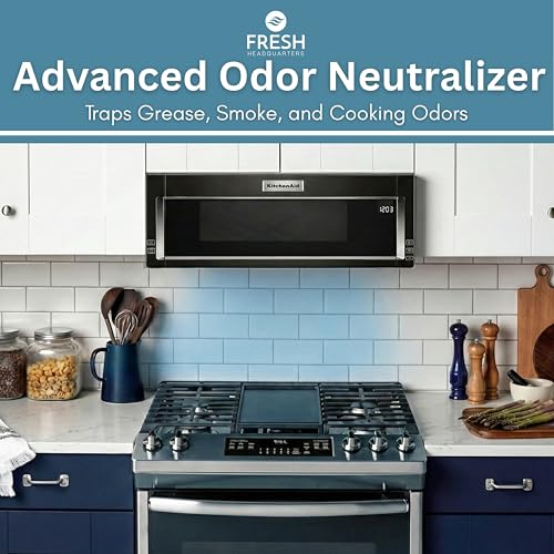 Notched Activated Carbon Microwave Hood Filters