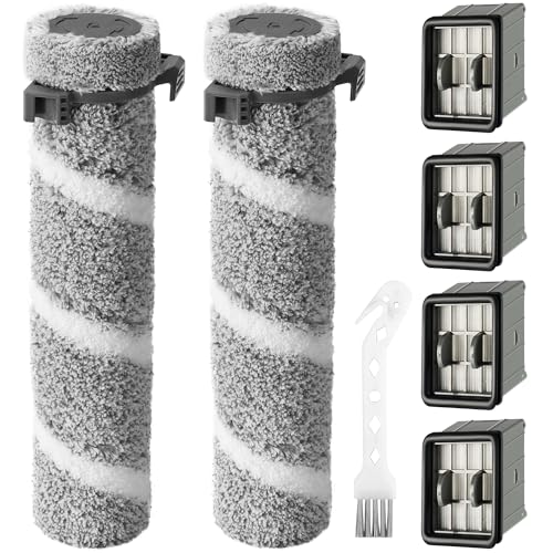 3930F 3933 3930 Brush Roll Filter Replacement Kit for Bissell CrossWave OmniForce Edge Cordless Multi (7 Count)