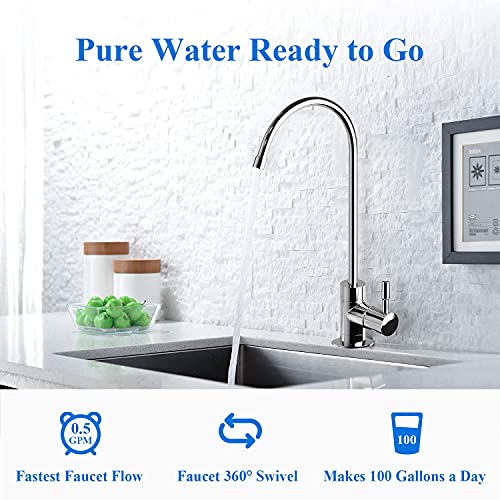 4 Stage Reverse Osmosis RO Drinking Water Filter System