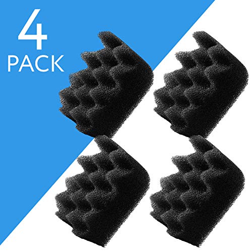 Aquarium Filter Foam Replacement (4 Count)