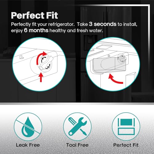PLUS BORPLFTR50 Water Filter Replacement for Bosch 11025825 (2 Count)