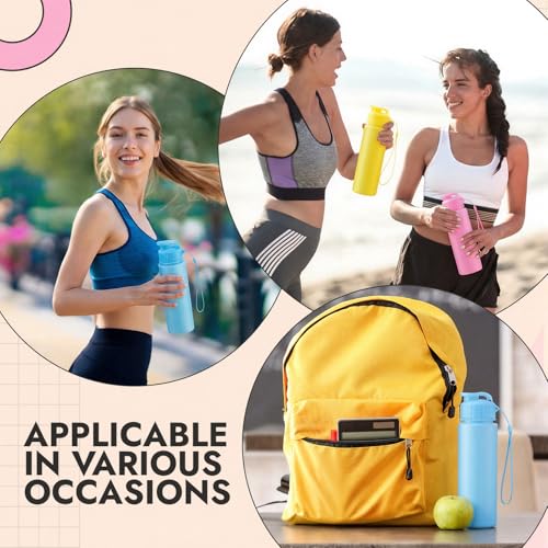20 Pcs 17 Oz Plastic Water Bottles Bulk Sports (20 Count)