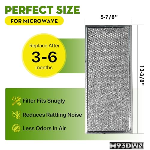 2 Pack Microwave Grease Filters for Samsung ME18H704SFS ME21H706MQS