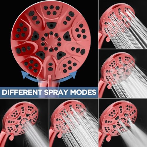 6 Mode High Pressure Handheld Shower Head Set