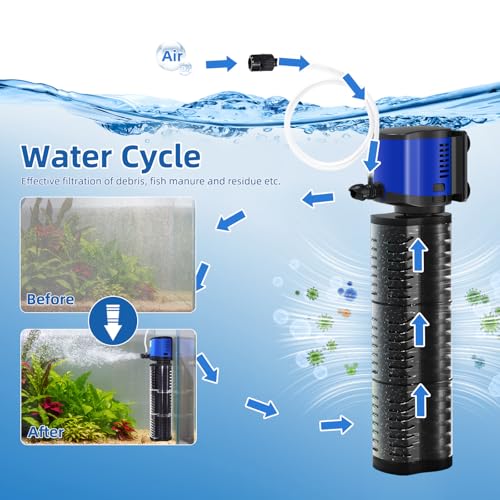 20 75 Gal Aquarium Filter for Fish Tank