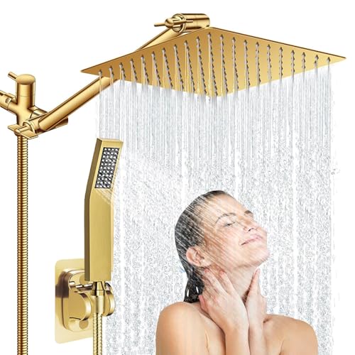 10'' Square Rain Shower Heads with Handheld
