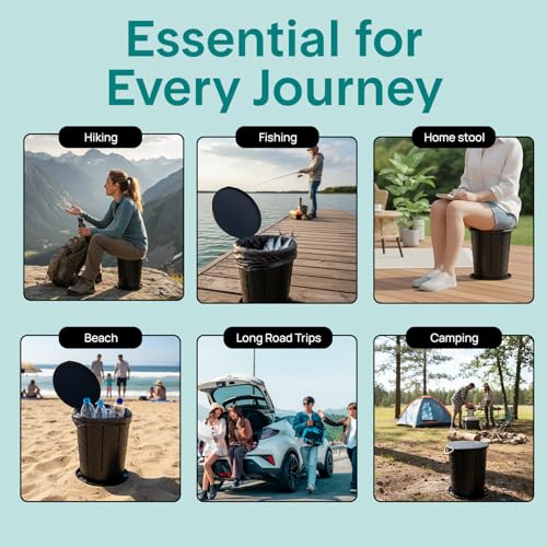 Foldable Toilet Seat for Camping