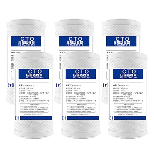 2.5" x 5" CTO Carbon Block Water Filter Cartridge Replacement