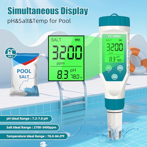 PH Meter for hydroponics & Spa Salt Tester
