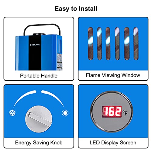 BE158L Tankless Water Heater Propane
