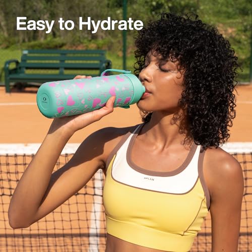 Insulated Water Bottle with Straw Stainless Steel Water Bottle