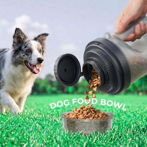 33.5oz Portable Dog Water Bottle for Travel Hydration&Food Feeder