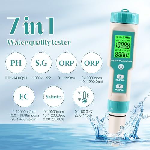 pH Meter for Water 7 in 1 PH