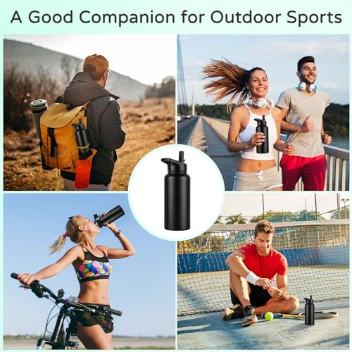 32 oz Insulated Water Bottle Bulk (8 Count)