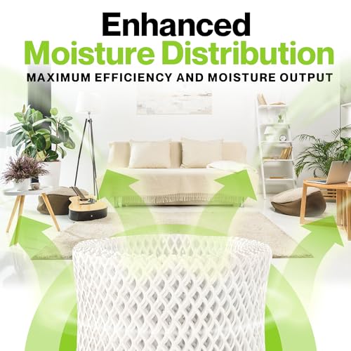4 Pack of Premium Humidifier Filters Compatible with Honeywell Humidifier Filters HAC (4 Count)
