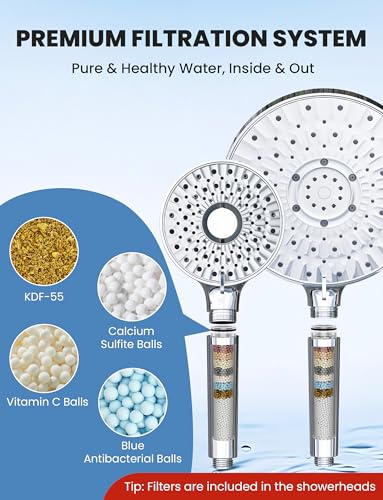 Filtered Shower Head Handheld Mother