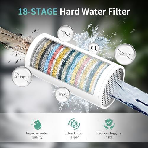 High Pressure Filtered Shower Head with Filters
