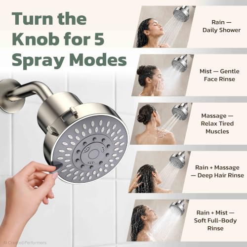 High Pressure Filtered Shower Head