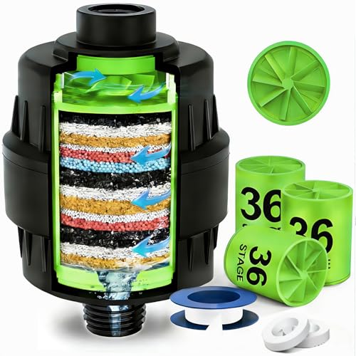 36 Stage Shower Head Filter for Hard Water (30.24 Ounce)